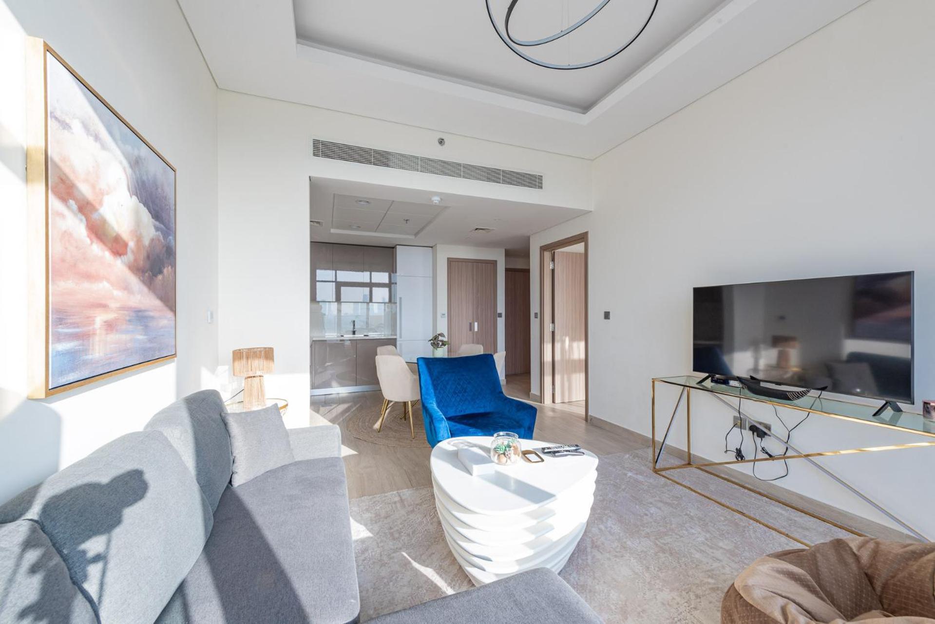 Appartement Cozy & Convenient 1Br Haven In Al Jaddaf à Dubaï Extérieur photo