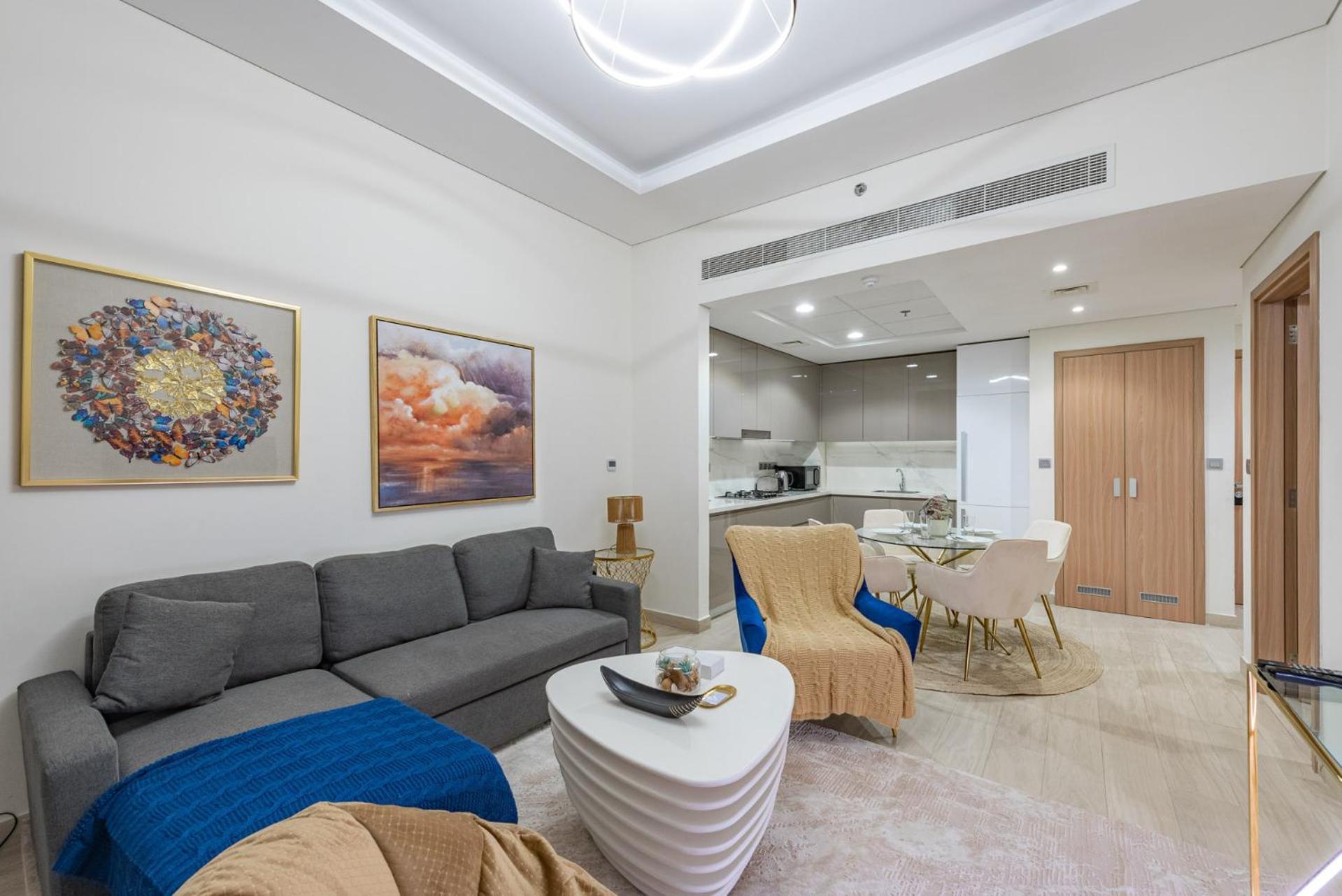 Appartement Cozy & Convenient 1Br Haven In Al Jaddaf à Dubaï Extérieur photo