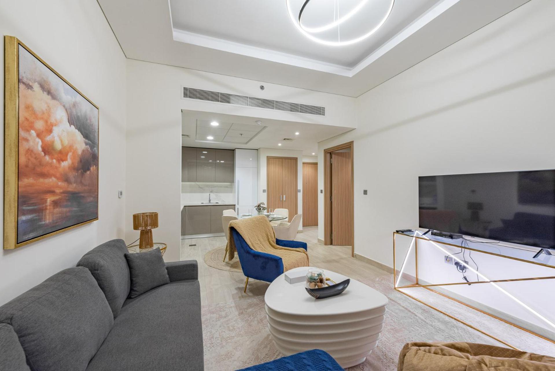 Appartement Cozy & Convenient 1Br Haven In Al Jaddaf à Dubaï Extérieur photo