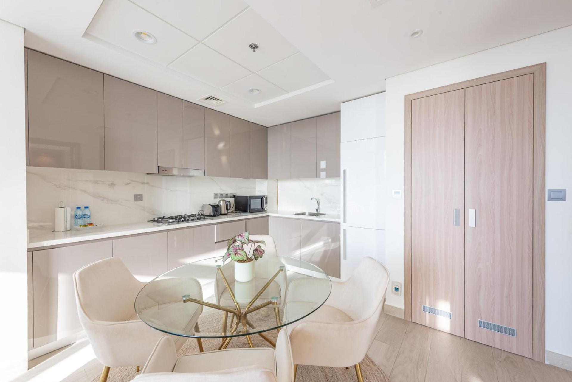 Appartement Cozy & Convenient 1Br Haven In Al Jaddaf à Dubaï Extérieur photo